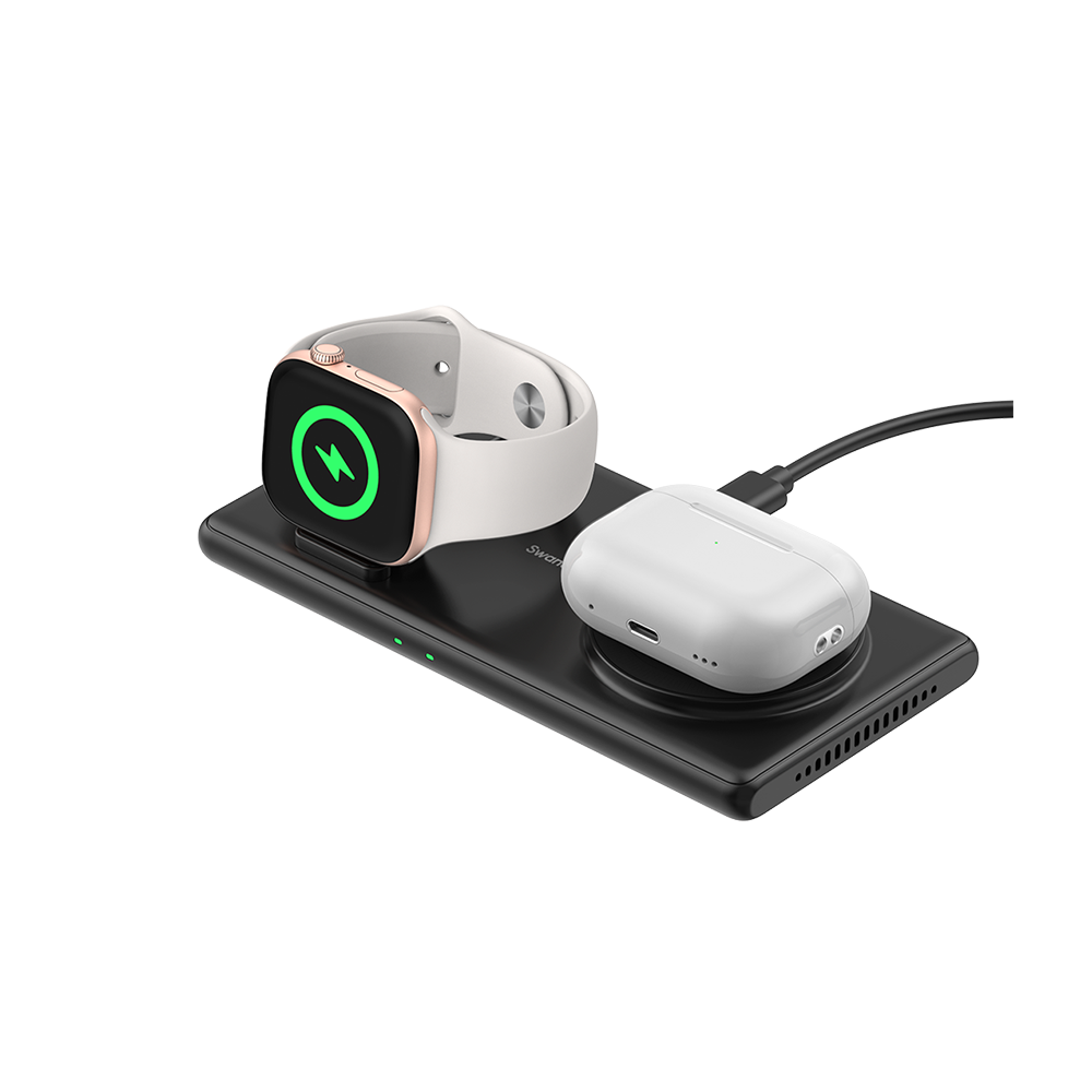 2 in 1 Magnetic Charger for Apple Watch & iPhone 17/16/15