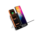 SwanScout 504 - Dual Wireless Charging Stand for Phones