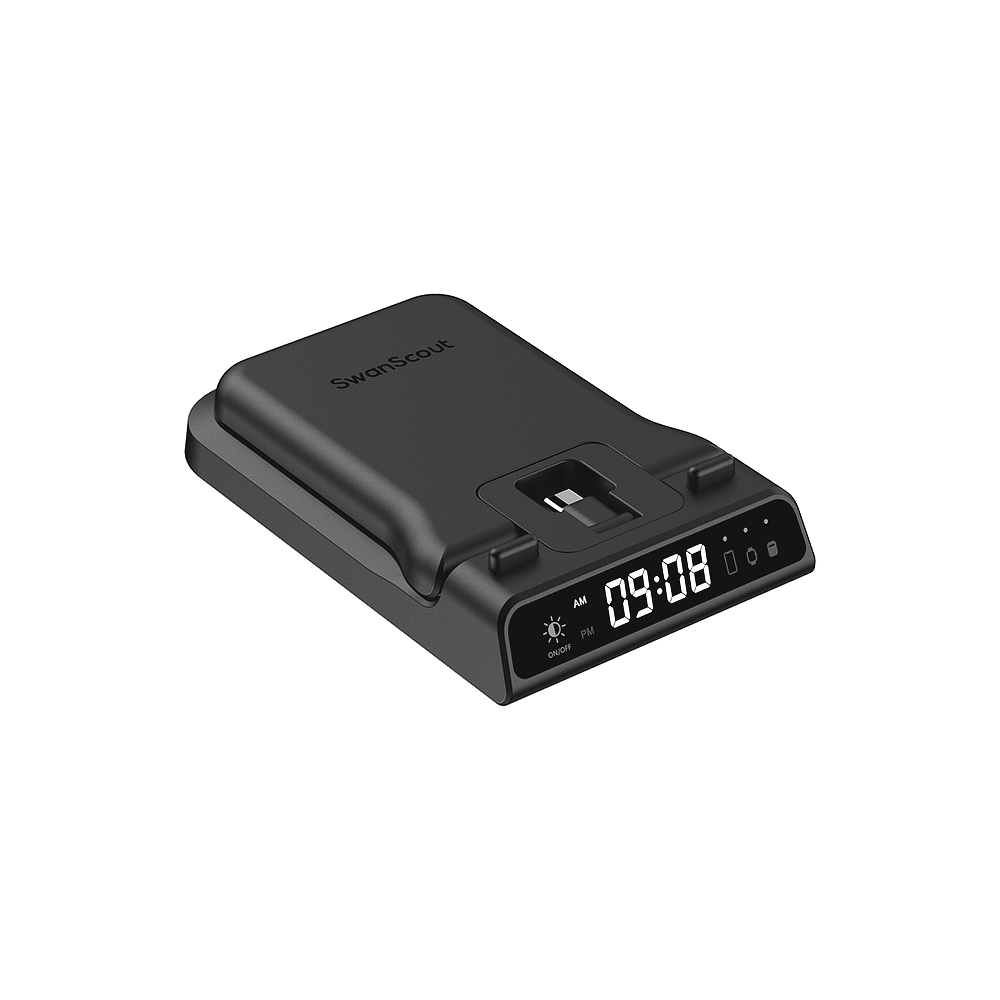 Lightning Charger for Apple with Clock