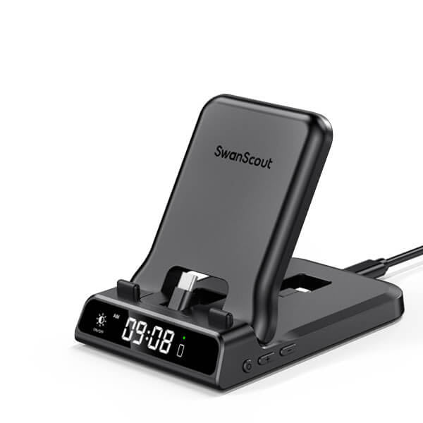 USB-C Fast Charger for Apple with Clock