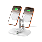 Dual Magnetic iPhone Charger & Wireless Dock for AirPods