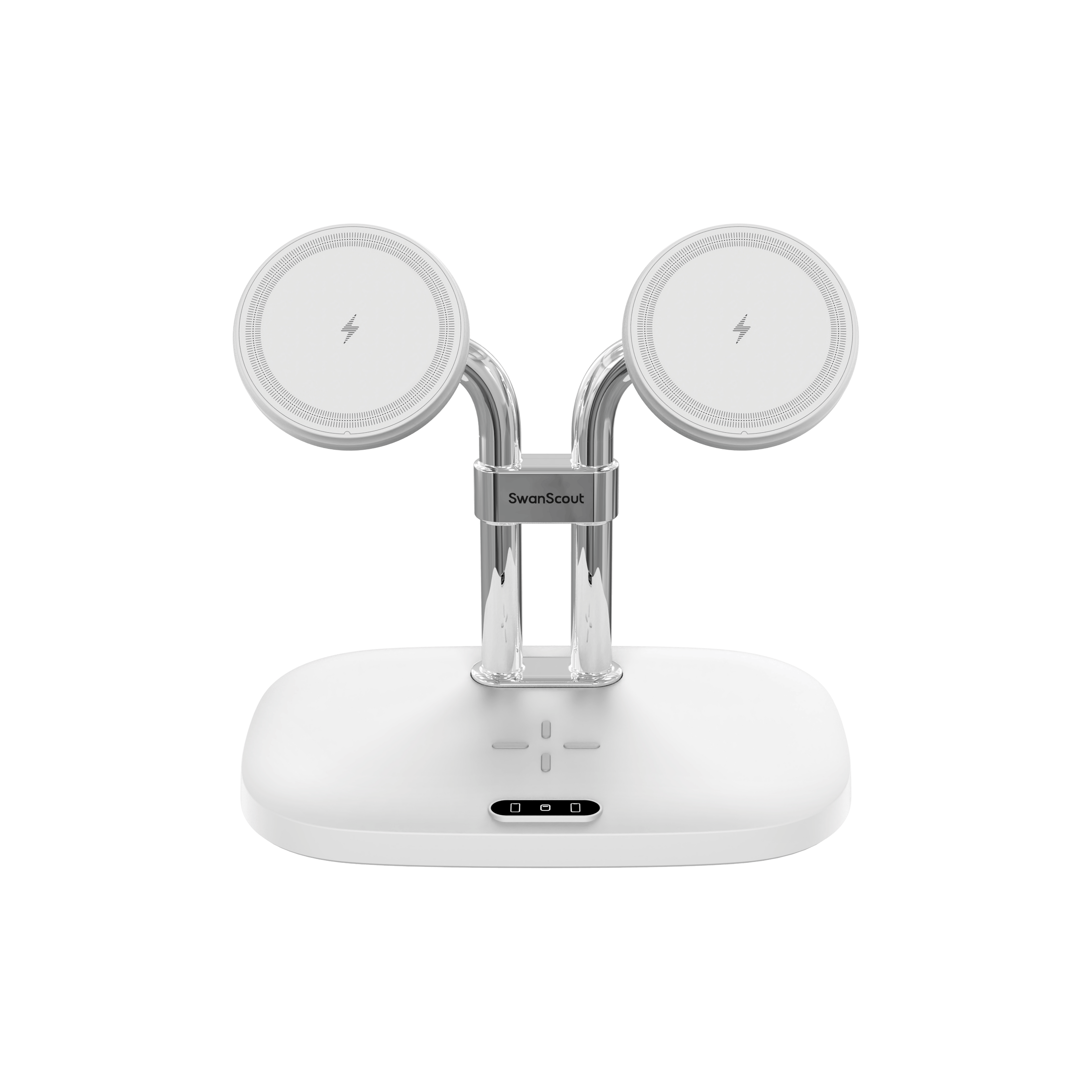 Dual Magnetic iPhone Charger & Wireless Dock for AirPods