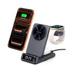 3 in 1 Magnetic Charger for Apple with Clock