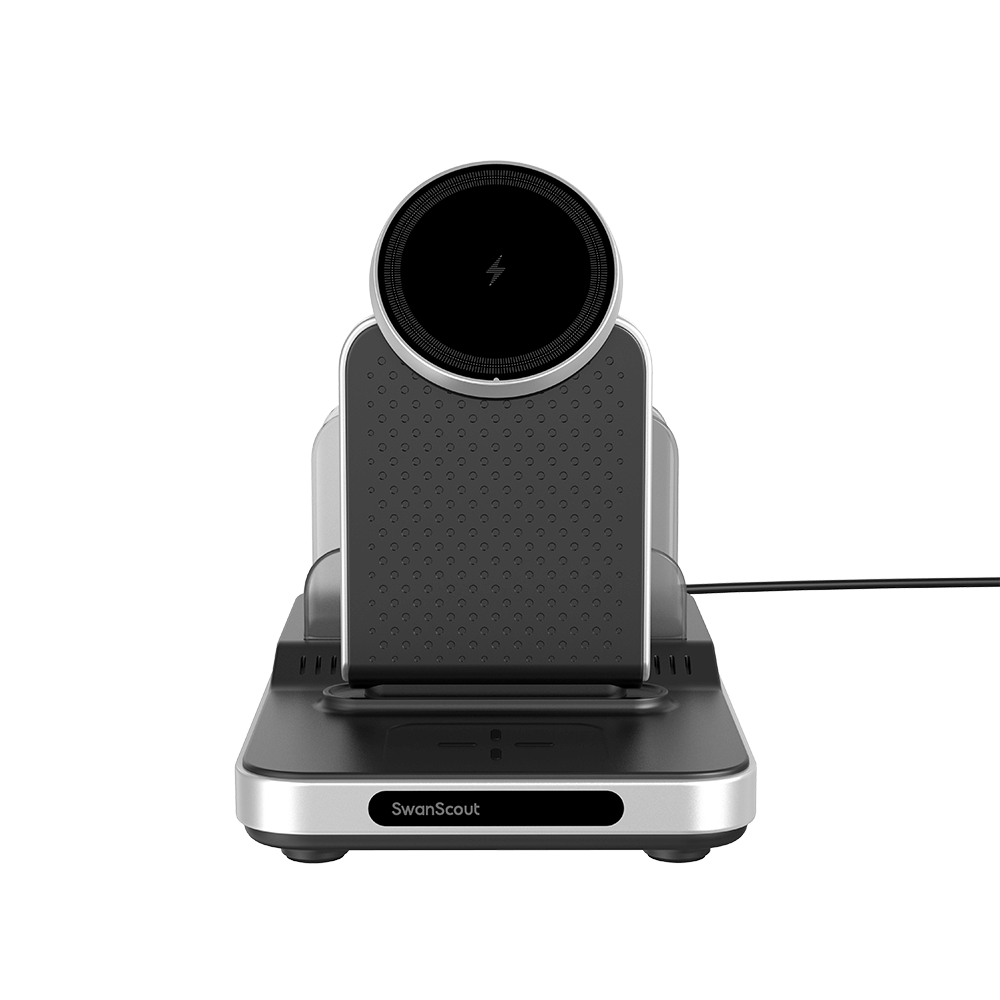 5 in 1 Magnetic Charger for Apple Watch, with USB-C & USB-A Cable