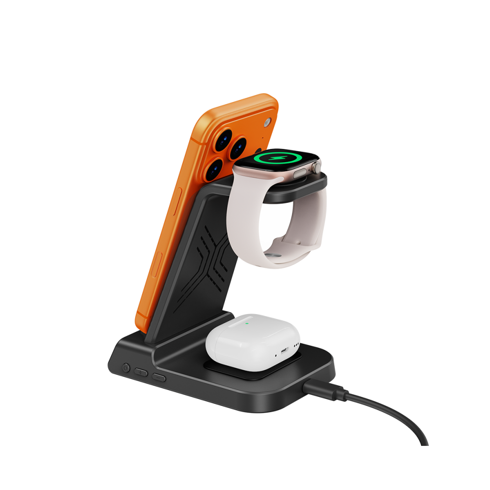 Inductive Charging Station for Apple Watch & Smartphones
